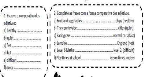 Exercicios De Comparativo E Superlativo Em Ingles Educa NBKomputer