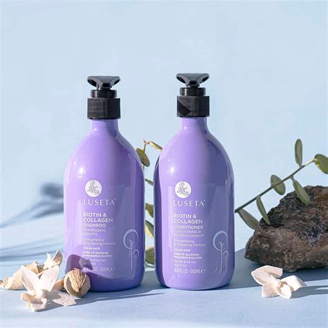 This Luseta Shampoo And Conditioner Set Combines Biotin And Off