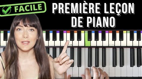 Comment jouer du piano Jour 1 Première leçon facile pour débutant