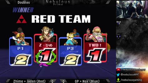 Nebs Prime Pm Doubles Zhime Jaden Red Vs Gp Nox Blue