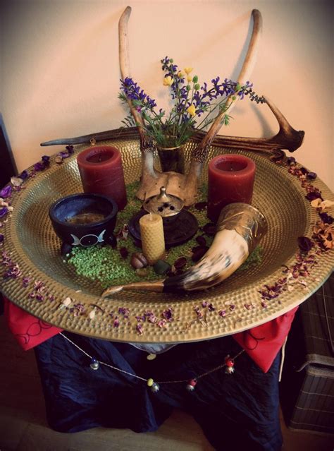 Pin By Crh Serenity Designs On Altar Ideas Beltane Witches Altar