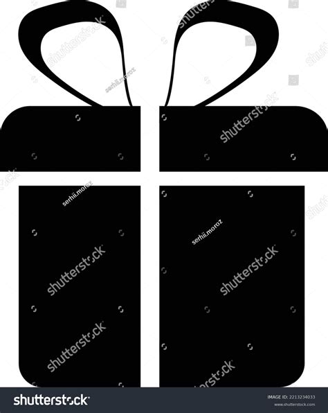 Gift Box Minimalist Vector Ouline Design Stock Vector (Royalty Free ...