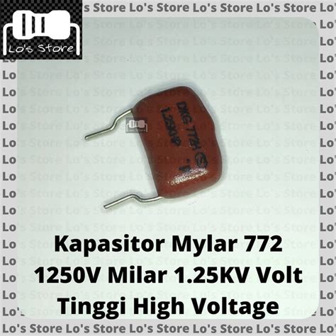 Jual Kapasitor Mylar V Milar Kv Volt Tinggi High Voltage