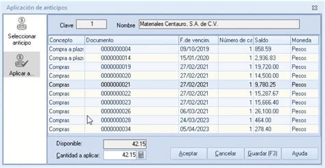 Cómo aplicar un anticipo en proveedores Portal de Clientes Siigo Aspel