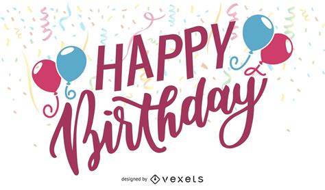 Happy Birthday Illustration Design Vector Download