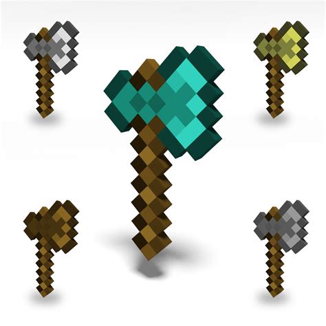 Minecraft Axe Drawing - Minecraft Tutorial & Guide