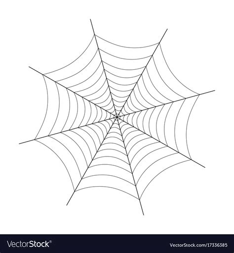 Spider Web Royalty Free Vector Image VectorStock