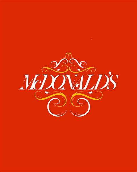 McDonald's Typograpic Logos by Callum Crew Creative on Dribbble