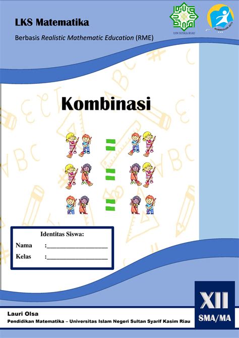 LKS Matematika Materi Kombinasi - 1 LKS Matematika Berbasis Realistic Mathematic Education (RME ...