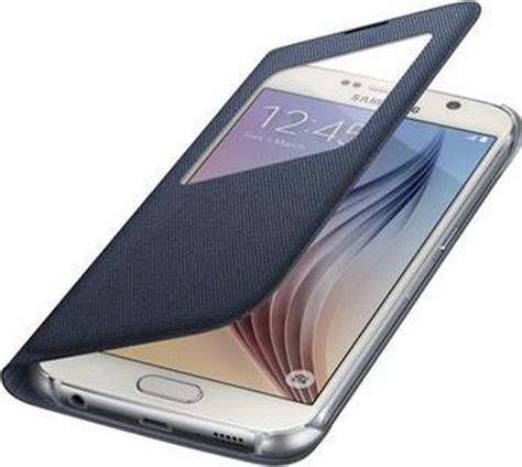 Telefoonhoesje Nl Originele Samsung Galaxy S6 S View Cover Zwart Bol