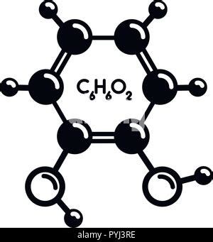 Catechol Pyrocatechol Molek L Strukturelle Chemische Formel Und