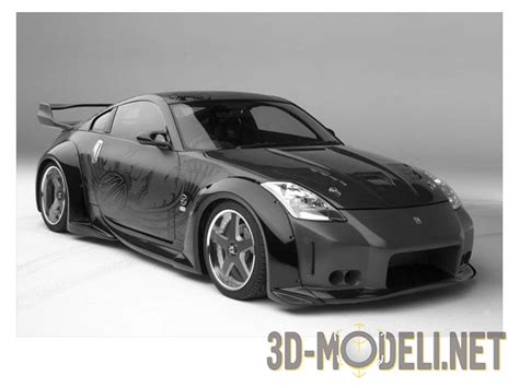 3D модель – Спортивный автомобиль Nissan 350Z Fairlady Z Roadster