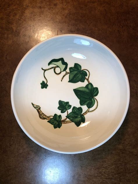 Metlox Poppytrail California Ivy 9 Round Vegetable Bowl Etsy