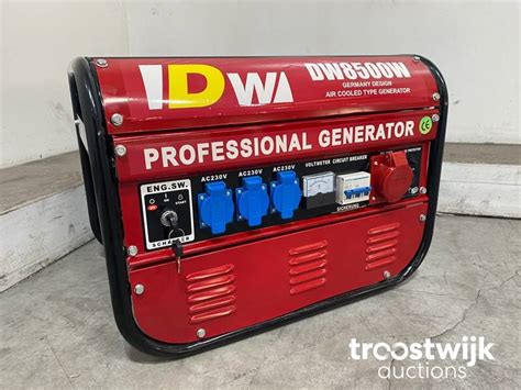 Dw W Gasoline Power Generator Troostwijk