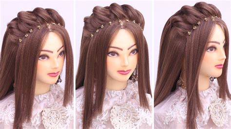 2 Easy Open Hairstyle For Wedding L Front Variation L Wedding Hairstyles Kashees L Engagement