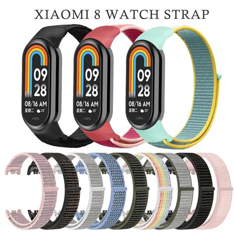 Nylon Loop Strap Para Xiaomi Mi Band Pulseira De Substitui O Para