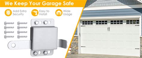 Garage Door Side Lock Latch Security Slide Door Locks