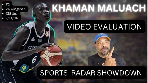 Khaman Maluach S Impressive Showing At Sports Radar Showdown YouTube