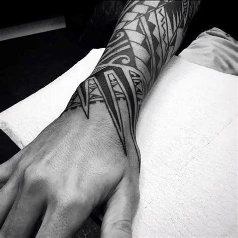 Polynesian Forearm Tattoo Designs For Men Guide