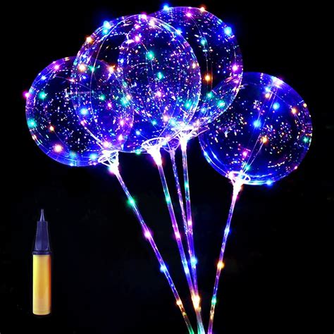 Amazon Bobo Balloons Pack Led Glow In The Dark Balloons With