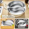 Amazon MyLifeUNIT Shabu Shabu Pot 4 5 Qt Stainless Steel Hot Pot With Weldless Divider 12