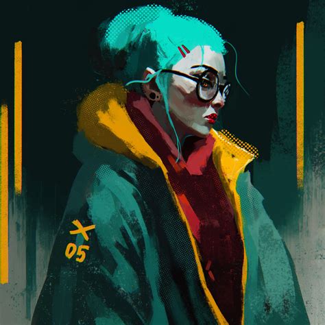 Artstation Girl With Glasses