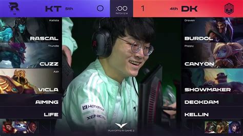 LCK Summer 2022 Playoffs Round 1 DK Vs KT Game 2 YouTube