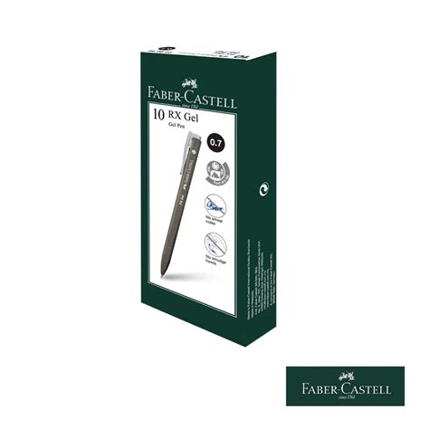 Faber Castell Rx Gel Pen Black Pcs Box Shopee Philippines