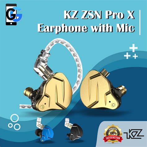 Jual Knowledge Zenith Kz Zsn Pro X With Mic Ba Dd Hybrid Driver