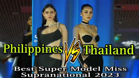 Philippines Vs Thailand Miss Supra Model2023 Miss Supranational