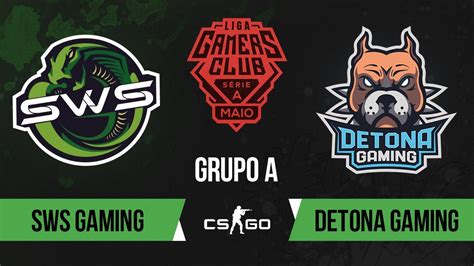 SWS Gaming vs DETONA Gaming Dust II Mapa 2 Liga GC Série A MAIO 21