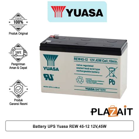 Battery Ups Yuasa Rew V W Plaza It