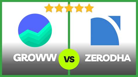 Zerodha Vs Groww Best Stock Broker Best Stock Broker In India