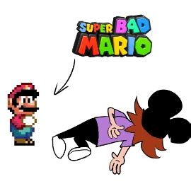 Super Bad Mario by Waratas on Newgrounds