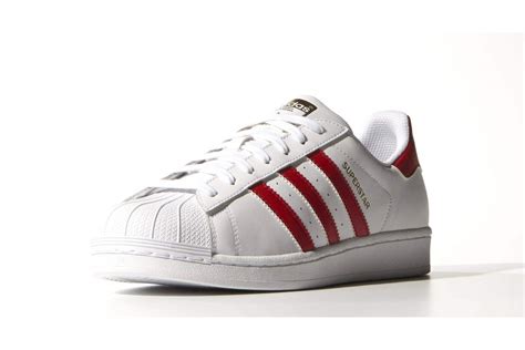 R Duction De Prix Noir Adidas Superstar Blanche Et Rouge Femme Se