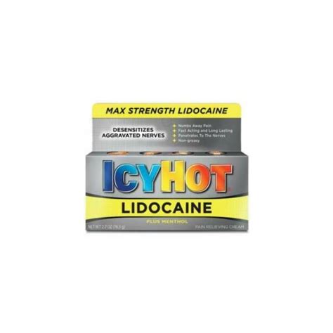 Icy Hot Lidocaine Pain Relieving Cream Oz B For Sale Online Ebay