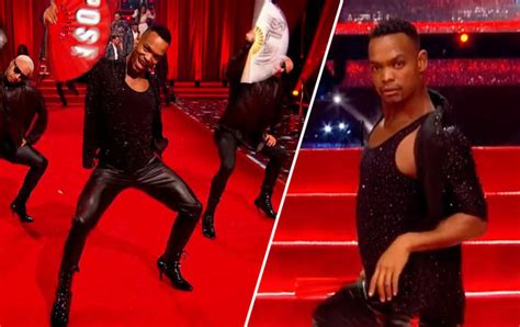 Strictly's Johannes dances in heels for results show routine and ...