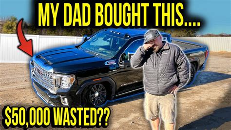 My Dad Bought A Wrecked 2023 GMC Duramax Denali At A Copart Auction