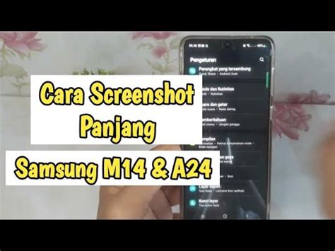 Cara Screenshot Panjang Di Hp Samsung M Dan A Youtube