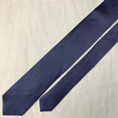 Calvin Klein Blue Narrow Necktie Mens Fashion Watches And Accessories