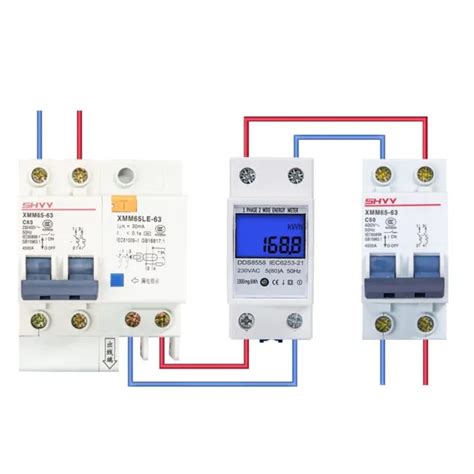 MONITEUR DE CONSOMMATION Lectrique LCD Kwh Compteur Num Rique Support