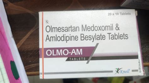 Knoll Olmesartan Medoxomil And Amlodipine Besylate Tablet 20x10