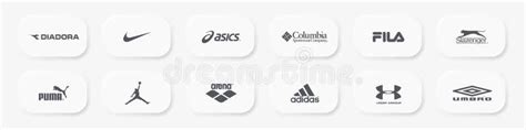 Adidas Nike Reebok Asics Jordan Puma Under Armour Fila Columbia