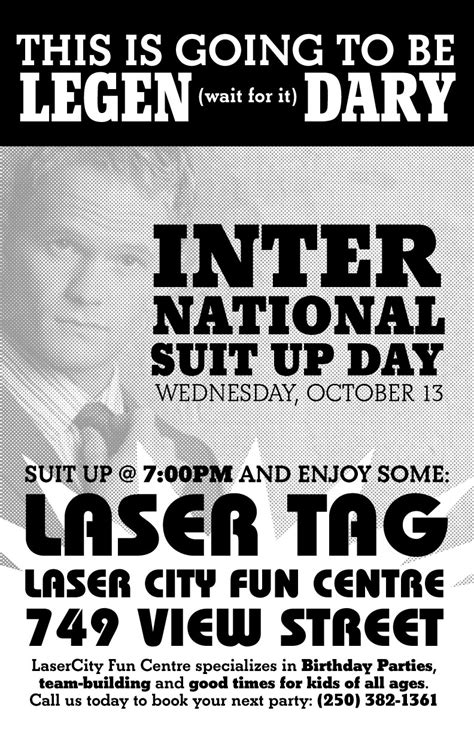 International Suit Up Day October 13th 2010 LaserCity Fun Centre