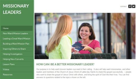 MissionaryLeaders.org Helps LDS Ward Missionary Work | LDS365: Resources from the Church ...