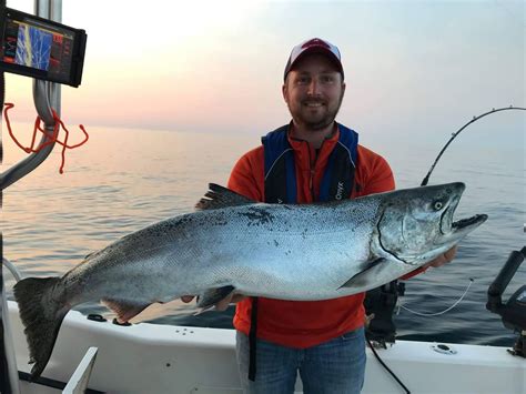 King Salmon Fishing on Lake Michigan