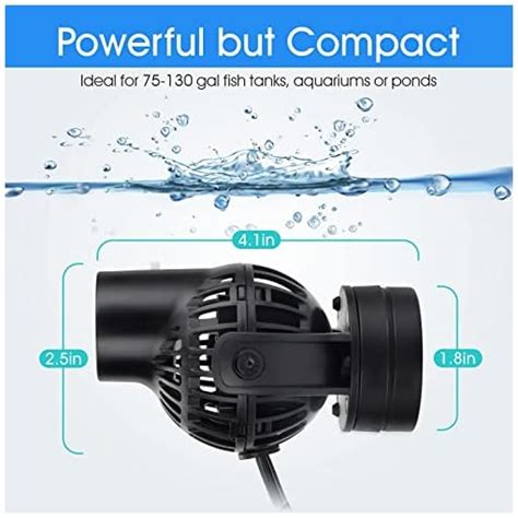 Hygger Aquarium Wave Maker Circulation Pump Gph Ultra Silence