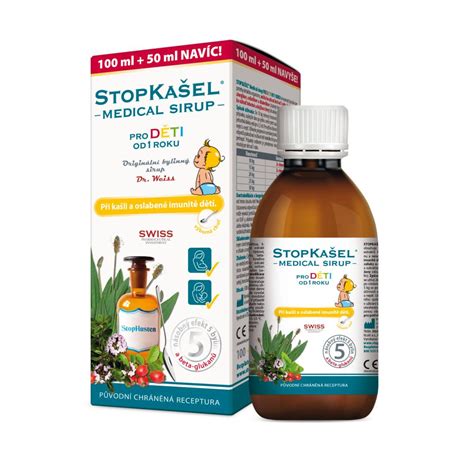 Dr Weiss StopkaŠel Medical Sirup Pro Děti Od 1 Roku 100 50 Ml