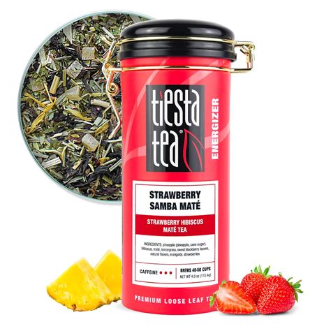 Amazon.com: Tiesta Tea - Strawberry Samba Mate | Loose Leaf
