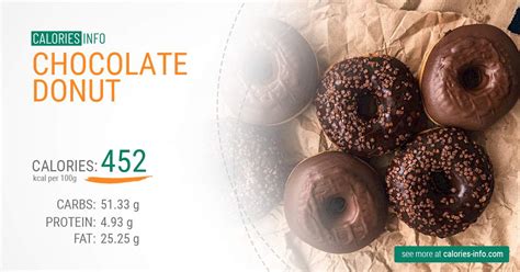 Chocolate Donut Calories and Nutrition (100g)